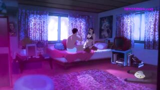 Hot Night with Sexy Momo, All Holes are Filled with Cum - Hentai Sex Parody