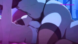 Hot Night with Sexy Momo, All Holes are Filled with Cum - Hentai Sex Parody