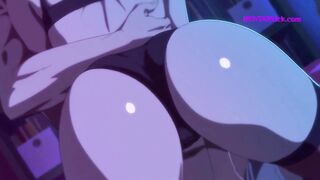 Hot Night with Sexy Momo, All Holes are Filled with Cum - Hentai Sex Parody