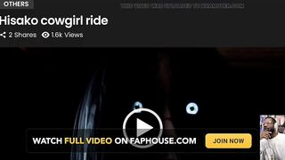 Juno Is Being a Beautiful Cute Cock Tease, Tight Spooky Pussy Hisako Rides Your Cock All Scary Like