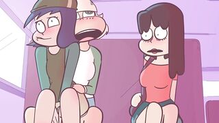 Futanari Sex Show In The School Bus ( Gumball Parody )