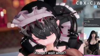 horny maid ellen joe begged for sex in public . zzz hentai