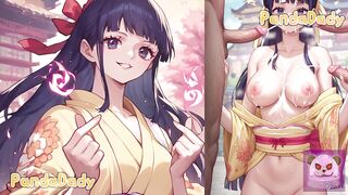 One Piece Hentai - Kikunojo Okiku Blowjob OnTop