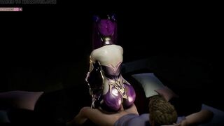 Zi Yan Virtual Vixen with a Booty Spell - 3D Animation