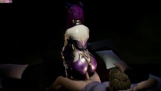Zi Yan Virtual Vixen with a Booty Spell - 3D Animation