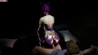 Zi Yan Virtual Vixen with a Booty Spell - 3D Animation
