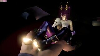 Zi Yan Virtual Vixen with a Booty Spell - 3D Animation