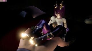 Zi Yan Virtual Vixen with a Booty Spell - 3D Animation