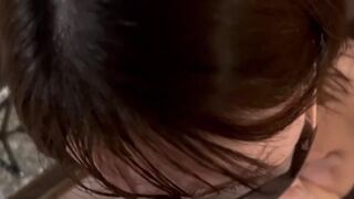 【日本人看護師顔射】フェラの後、顔にたくさんかけられちゃいました　美月　ぶっかけ　顔射　変態　精子　フェラ　手コキ