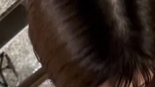 【日本人看護師顔射】フェラの後、顔にたくさんかけられちゃいました　美月　ぶっかけ　顔射　変態　精子　フェラ　手コキ