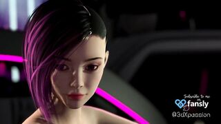 Welcome to vr Nexus 3 neon dreams with sexy girl. Cyberpunk style
