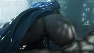 Robaatoo Intense Hardcore Sex: Curvy Latina Rides Massive Black Cock, Tight Pussy Gaped, Cum-soaked, and Ass Pounded Hard