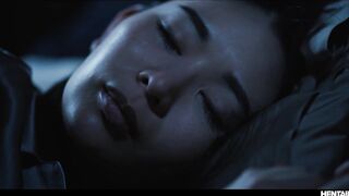 Live Action Japanese Anime Horror - Asian Schoolgirl Teacher Fucked in Classroom by Horny Demon Vore