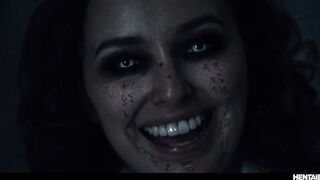 Live Action Japanese Anime Horror - Asian Schoolgirl Teacher Fucked in Classroom by Horny Demon Vore