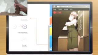 Masturbándome mientras veo hentai sub español