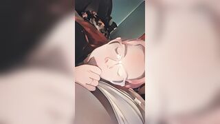 Animated Snowbunny Sucking BBC