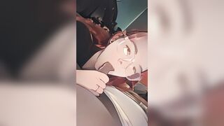 Animated Snowbunny Sucking BBC