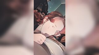 Animated Snowbunny Sucking BBC