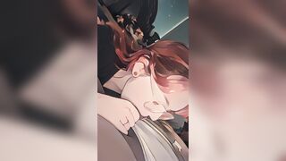 Animated Snowbunny Sucking BBC