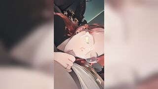 Animated Snowbunny Sucking BBC