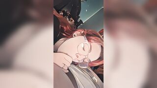 Animated Snowbunny Sucking BBC