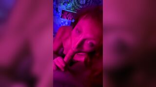 E-Girl Sucks Biker Boys Cock!
