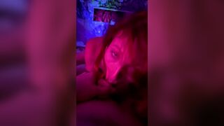 E-Girl Sucks Biker Boys Cock!