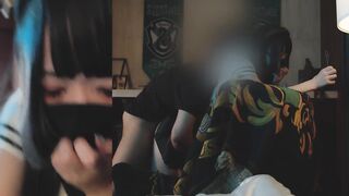 超濃厚ザーメンは必見です！ ビッチでエッチなサ○ザリン・ナマカノが談話室で呪文で擬人化された使い魔と即ハメ交尾
