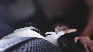 満車の駐車場で甘射精×３とガチ射精×１でしっかり種付けマーキングされた♡誰かいるかもしれないのに助手席に肉オナホ乗せてるとおちんぽムズムズなっちゃうの？