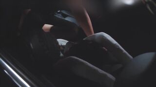 満車の駐車場で甘射精×３とガチ射精×１でしっかり種付けマーキングされた♡誰かいるかもしれないのに助手席に肉オナホ乗せてるとおちんぽムズムズなっちゃうの？