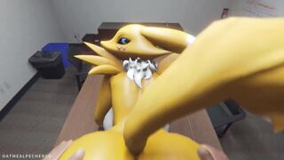 Renamon - Hard ass fuck with cremapie