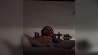 Masturbating to hentai