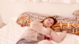 【個人撮影】オナニー後バレて帰宅後の彼に追い討ち中出しセックスされちゃった♡素でアヘ顔♡日本人/素人/ハメ撮り/看護師/カップル/japanese/amateur/POV/HENTAI/creampi