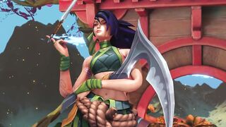 3D Akali Lol Pole Dance