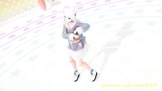 noVR mmd Gura Dance 3d hololive Hentai