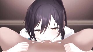 Boobjob & Blowjob Shirase Sakuya Idolmaster Hentai Najar
