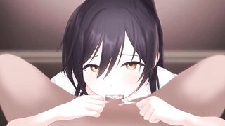Boobjob & Blowjob Shirase Sakuya Idolmaster Hentai Najar