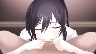 Boobjob & Blowjob Shirase Sakuya Idolmaster Hentai Najar