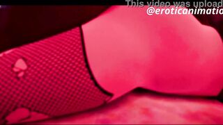 Negão comendo a ruiva gostosa na boate | 3D Porn Cena Erótica