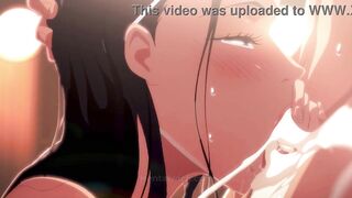 Exclusive Foursome Gangbang with Nami & Robin: Creampie, Facial, Anal(HQ 3D Sex Anime)