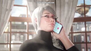 Lois Lane Got Bored And Horny While Superman is Away: She Called Futanari Girls To Destroy Her Pussy ( 3D Realistic Animation )