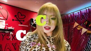 ♡ HOT LEOPARD PRINT ASIAN BABY WITH DISCO BALL ♡