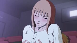 Chainsaw man, Sex at the cinema | Hentai animation
