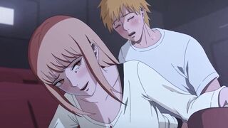 Chainsaw man, Sex at the cinema | Hentai animation