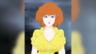 April O'Kneel - Redhead journalist gets fucked by gangsters