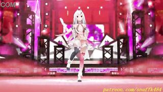 noVR mmd Ayame Dance 3d hololive Hentai