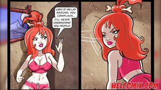 Fucking the hottie dressed as a maid! The Flintstoons Cartoon Porn