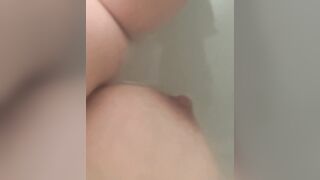 陥没乳首がぷっくりしちゃったからクリクリしてみた