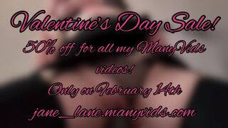 Valentine’s Day Sale!