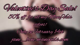 Valentine’s Day Sale!